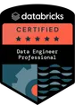 Databricks Certified Data Engineer Professional badge